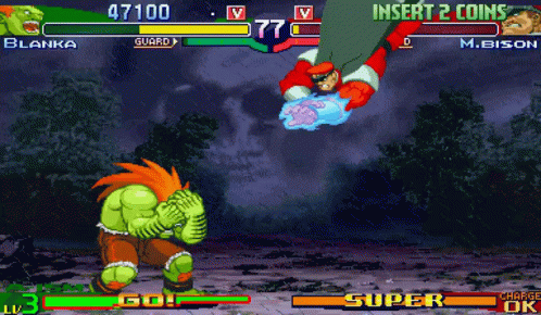 M. Bison vs Blanka — SFA3